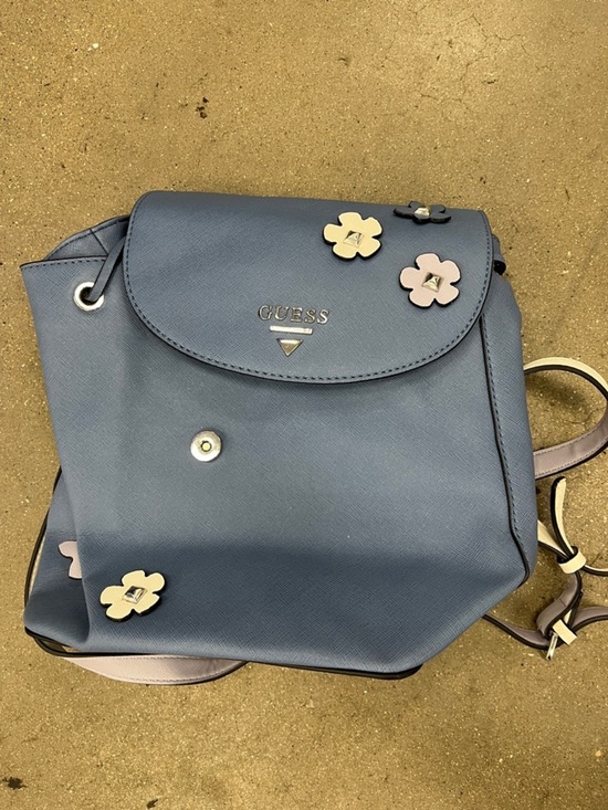 Guess Handbags - GUESS Blue Floral Appliqué Women's Backpack